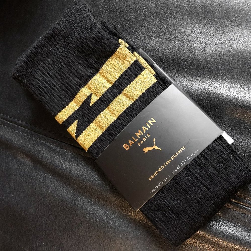 Balmain x Puma KNEE HIGH Socks
